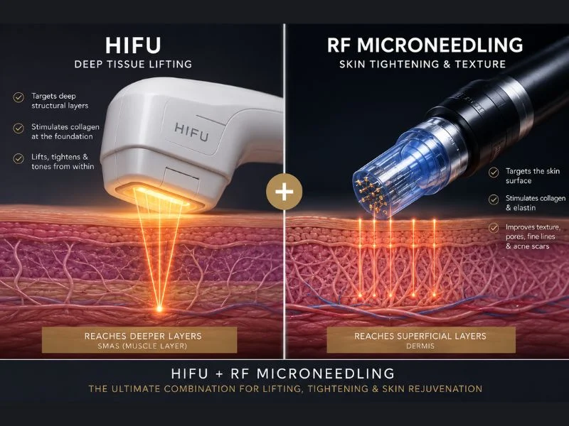 What Could Combining HIFU and RF Microneedling Do for Your Skin Binton?